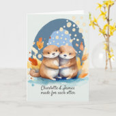 我々はパーソナライズされた互いに利益を得た カード (黄色い花)