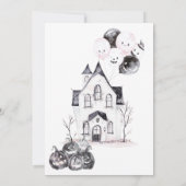 我々はパーティーに憧れている | ハローウィンパーティ招待状 案内状 (裏面)