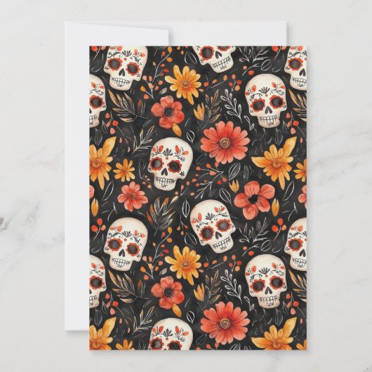 我々はパーティーに憧れている | ロスムエルトスハローウィンパーティ 招待状 (裏面)