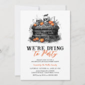 我々はパーティーハローウィンパーティに死ぬ 招待状 (正面)