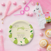 我々はパール待ち秋梨ベビーシャワー ペーパープレート (パーティー)