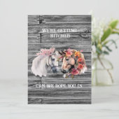 我々はヒッチンウェスタン結婚式招待状を得ている 招待状 (スタンド正面)