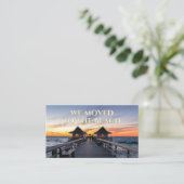 我々はビーチネープルピアフロリダに移動 名刺 (スタンド正面)