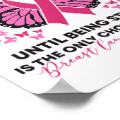 我々はピンクバターがどれほど強いか分からない癌 ポスター (角)