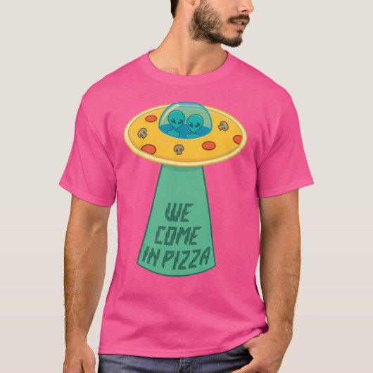 我々はピ来ザを食べている Tシャツ (正面)