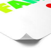 我々はファミリーレインボーサンシャインズ採用デザイン ポスター (角)