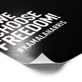 我々はフリーダムカマラハリス2024を選択 フォトプリント            (角)