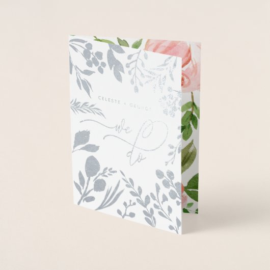 我々はフローラの水の色とホイ実在ルの結婚を行う 箔カード (正面)