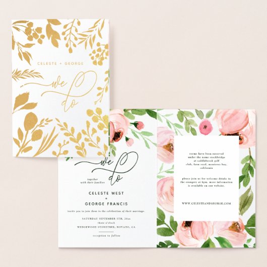 我々はフローラの水の色とホイ実在ルの結婚を行う 箔カード (ディスプレー)