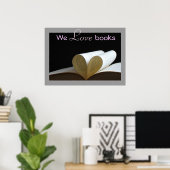 我々はブックリテラシープリント ポスター (ホームオフィス)