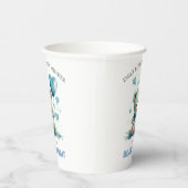 我々はブルーテディベアを待つことができる 紙コップ (右)