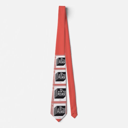 我々はプリント ネクタイ (正面)