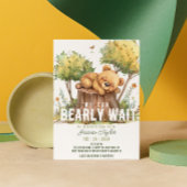 我々はベアスリープ森の赤ちゃんシャワーを待つことができる 招待状