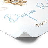 我々はベアバルーンおむつラッフルを心待ちできる ポスター (角)