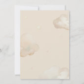 我々はベアバルーン最初の誕生日を心待ちできる 招待状 (裏面)