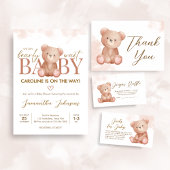 我々はベアベビーシャワーを待つことができる 招待状