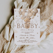 我々はベアベビーシャワーを待つことができる 招待状