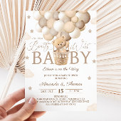 我々はベアベビーシャワーを待つことができる 招待状