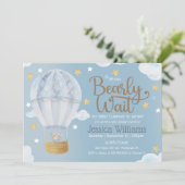 我々はベアベビーシャワーを待つことができる 招待状 (スタンド正面)