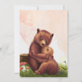 我々はベアベビーシャワー招待状 招待状 (裏面)