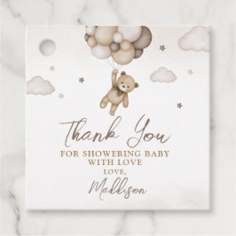 我々はベアリーウェイスクエアメッセージカード フェイバータグ