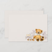 我々はベア男女兼用ベビーを待つ空白の エンクロージャーカード (正面/裏面)