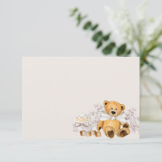 我々はベア男女兼用ベビーを待つ空白の エンクロージャーカード (スタンド正面)