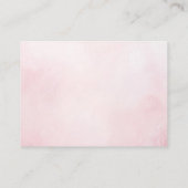 我々はベビーのために月の女の子シャワーの本の上にいる エンクロージャーカード (裏面)