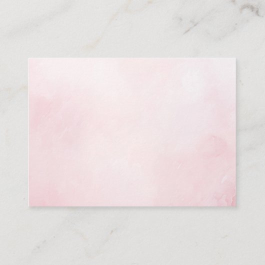 我々はベビーのために月の女の子シャワーの本の上にいる エンクロージャーカード (裏面)