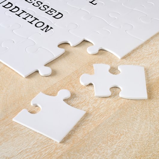 我々はベビーを持っている – おもしろい妊娠の発表 ジグソーパズル (側面)