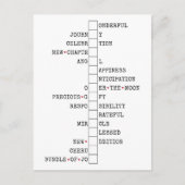 我々はベビーを持っている – おもしろい妊娠の発表 ポストカード (正面)