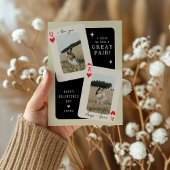 我々はペアの素晴らしキング/クイーンフォトバレンタインを作る シーズンカード