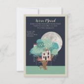 我々はホームツリーハウスアンドムーンを移動した 案内状 (正面)