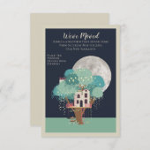 我々はホームツリーハウスアンドムーンを移動した 案内状 (正面/裏面)