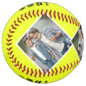 我々はホームランパパ写真コラージュをヒット |父の日 ソフトボール (正面左)