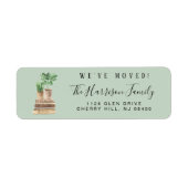 我々はボホプラントセージ差出人住所 ラベル (正面)