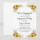 我々はボホ婚約した婚約パーティ招待状 招待状 (正面/裏面)