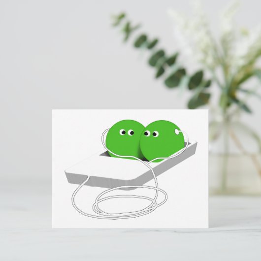 我々はポッドの中の二つのエンドウのようなものだ ポストカード (スタンド正面)