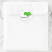 我々はポッドの中の二つのエンドウのようなものだ ラウンドシール (バッグ)