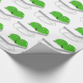 我々はポッドの中の二つのエンドウのようなものだ ラッピングペーパー (角)