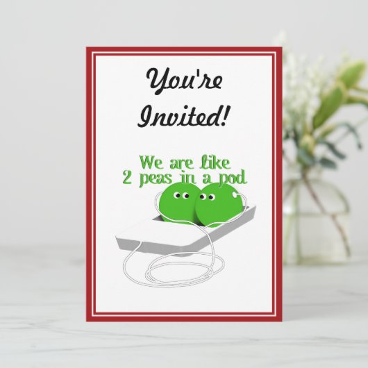 我々はポッドの中の二つのエンドウ豆のように 招待状 (スタンド正面)