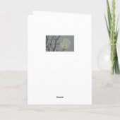 我々はマイル離れているかもしれない恋しく思よ、You Moon写真 カード (裏面)