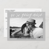 我々はミクロに行く | の結婚更新 案内ポストカード (正面/裏面)