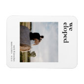 我々はミニマル写真の取り消し告知を逃げた マグネット (横)