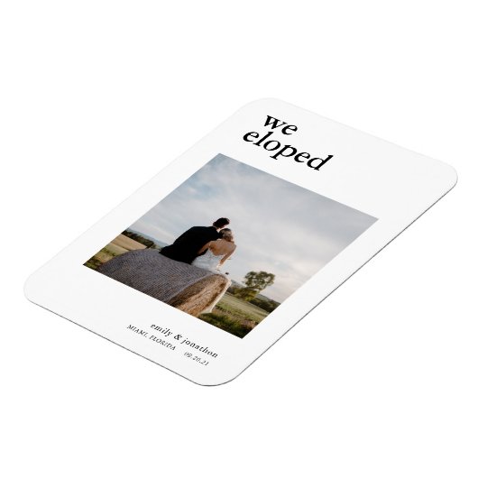 我々はミニマル写真の取り消し告知を逃げた マグネット (左側)