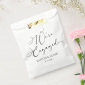 我々はミニマル婚約したスエレガント婚約パーティ フェイバーバッグ (封をした状態)