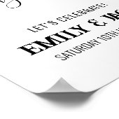 我々はミニマル婚約した主義の婚約歓迎パーティー ポスター (角)