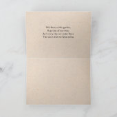 我々はモルモットのちょっとした挨拶がある カード (内部)