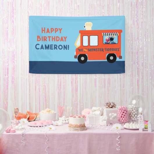 我々はモンスターグルメ 横断幕 (パーティー)