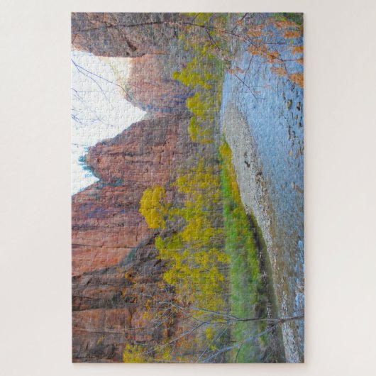 我々はユタ州セント・ジョージ・ジオン国立公園を愛している ジグソーパズル (縦)